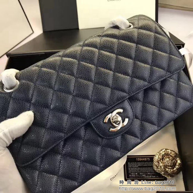 香奈兒CHANEL 升級版A1112全新經典小羊皮金銀鏈條單肩斜挎包 DSC1740